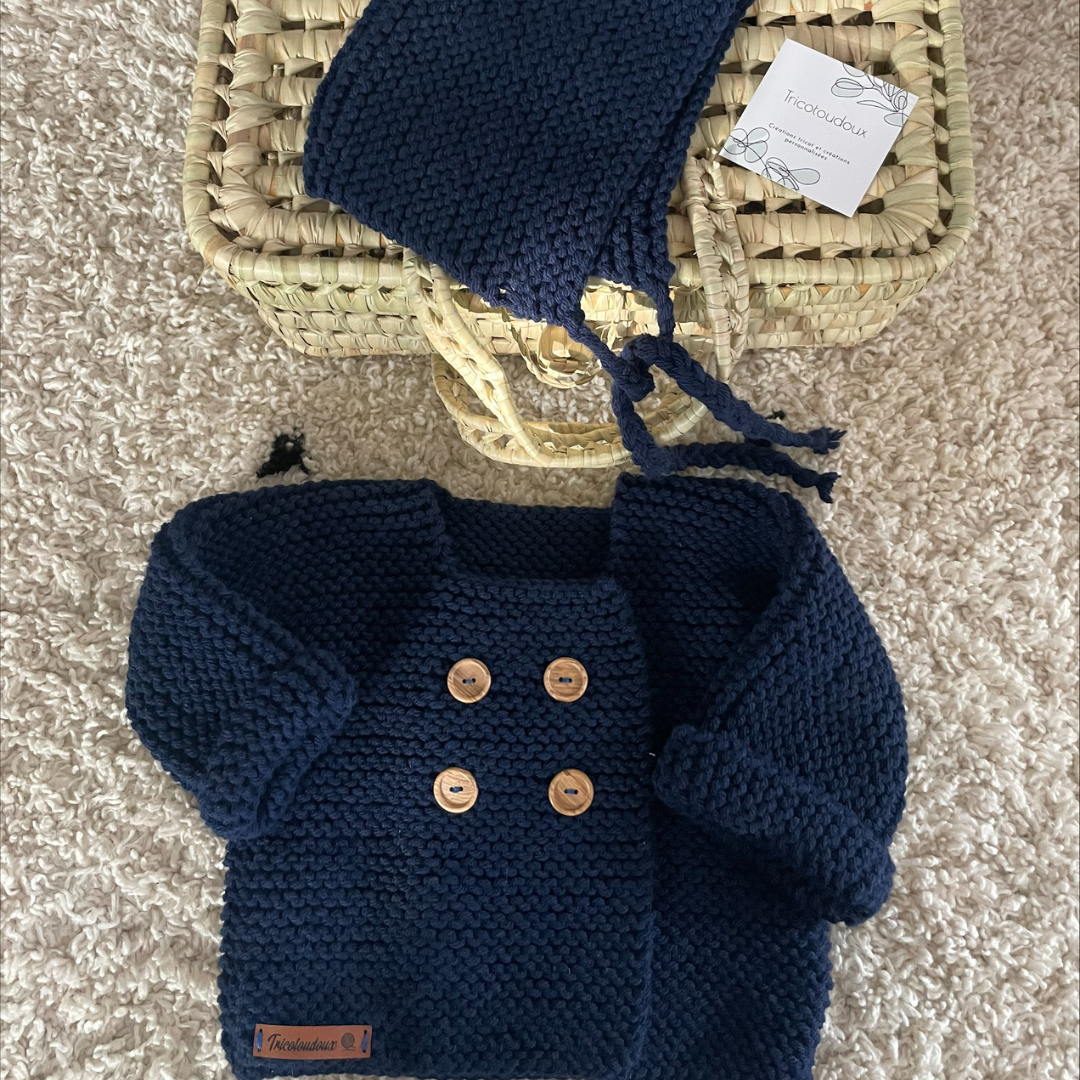 Coffret valise, paletot et béguin