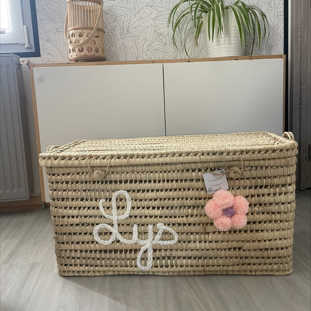Malle 80 cm personnalisée avec prénom